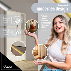 Übergangsprofil Rund 0,93m 30mm 5 in 1 GOLD