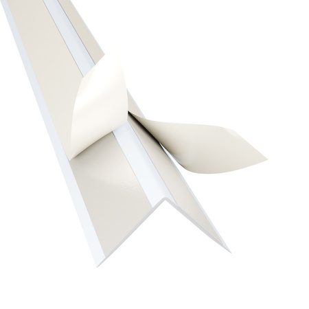 Selbstklebender PVC-Winkel für Außenecken 20×20mm Weiß 2m
