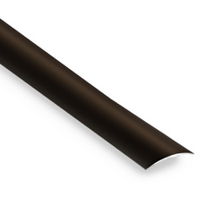 Übergangsprofil Rund 1,80cm 30mm Schrauben BRAUN