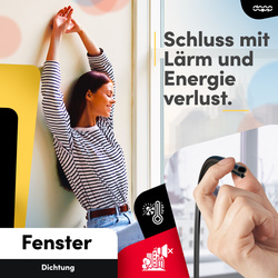 Fensterdichtung S-1110 Schwarz Deceunninck PVC Kunststofffenster Dichtung
